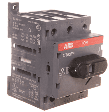 ABB 3P 63A odklopno stikalo brez pogona OT63F3 1SCA105332R1001