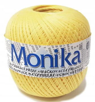 shumee Monika bombažna vrvica, podobna maxi, 100 g, 550 m, rumena