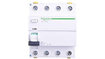 Schneider 4P diferencialno varovalko tipa A 100A 0,03A iID A9Z21491