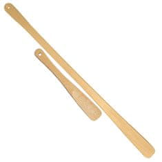 shumee Komplet lesenih rogljičkov za čevlje 27 cm 64 cm Naravna