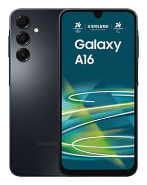 shumee Samsung Galaxy A16 6,7" 4GB/128GB črne barve Dual SIM 4G
