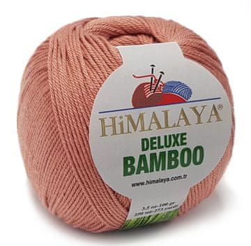 shumee Bambusova bombažna bambusova preja 100g KOL marelična 33