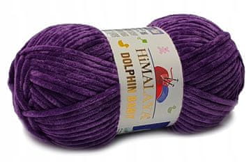 shumee Himalaya debela preja delfin baby temno vijolična 80328