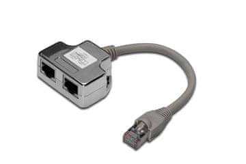 Digitus RJ45 adapter digitus DN-93904 2x RJ45 vtičnica kat. 5e