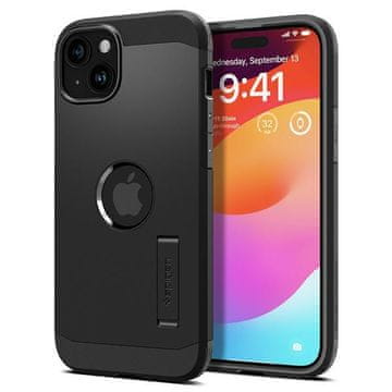 Spigen Ovitek Spigen Tough Armor MagSafe za iPhone 15, črn