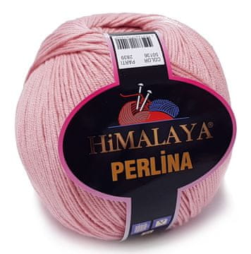 shumee Preja Perlina bombaž 50% akril 100g svetlo roza 136