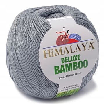 shumee Bambusova bombažna bambusova preja 100g KOL siva 26