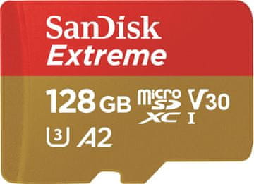 shumee Sandisk Extreme 128GB MicroSDXC, sdsqxaa-128G-GN6AA