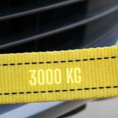 shumee Vlečna vrv - 3 metre - 3000 kg - Trdni vlečni trak