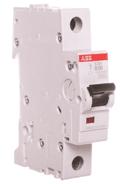 ABB Odklopnik 1P B 50A 6kA AC S201-B50 2CDS251001R0505