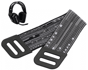 shumee Gumijasti trak za slušalke Logitech G733 G335, siv