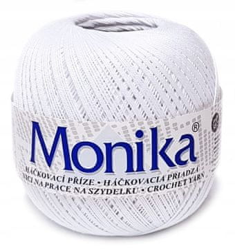shumee Snežno bela nitka Monika, bela od maksi bombaža