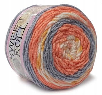 shumee Akrilna preja Sweet roll 140g oranžna 1047-29
