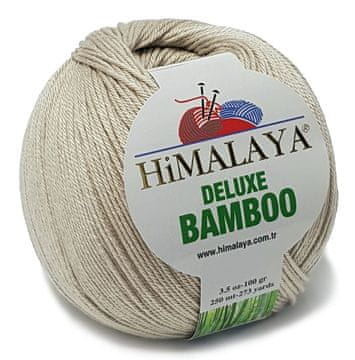shumee Bambusova bombažna preja 100g bež, 20 barv