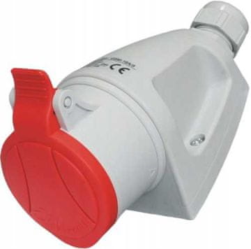 shumee Fiksna vtičnica z dušilko 32A 400V 4P IP44 GSM 32/4