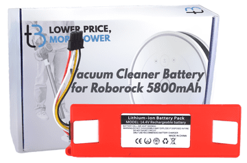 shumee Baterija za Xiaomi Roborock S50 S51 S55 T4 T60 14.4V 5800mAh BRR-2P4S-5200S
