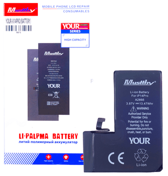 shumee Baterija Mustby za Apple iPhone 14 Pro 3480mAh s podaljšano kapaciteto