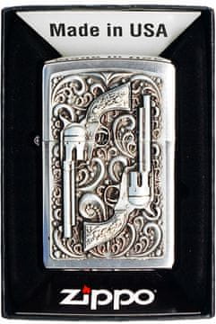 shumee Vžigalnik Zippo z emblemom revolverja 2001654