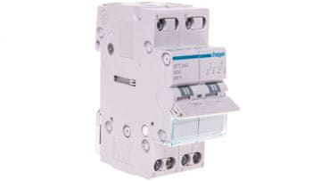 Hager Modularno stikalo za napajanje I-0-II (omrežni generator) 40A 2P SFT240