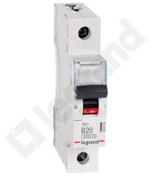 LEGRAND Odklopnik 1P B 20A 6kA AC S301 TX3 403358