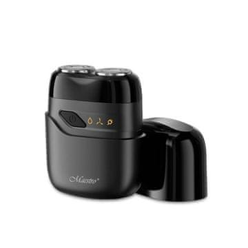 MAESTRO Potovalni električni brivnik z dvema glavama, USB-C | MR-671