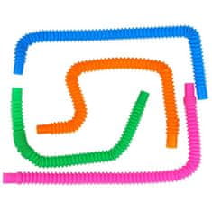 Nobo Kids Pop Tubes senzorične cevke mehke antistresne igrače komplet 7 kosov