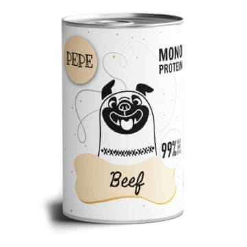Paka Zwierzaka Paka Zwierzaka pepe Monoprotein Beef (govedina) 400g