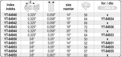 YATO Veriga žage 13" .325" 0.058" 56 pol dleto YT-84940
