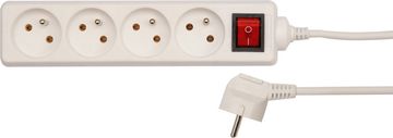 Vorel Električni podaljšek s 4 vtičnicami in ozemljitvijo 1,5 m s stikalom 72525 Vorel
