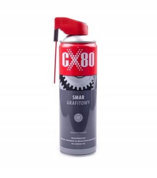 shumee CX80 DUO sprej Grafitna mast za zobnike in verige - proti rjavenju 500 ml