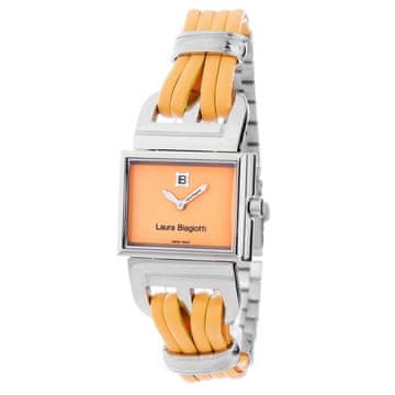 Laura Biagiotti Ura Laura Biagiotti LB0046L-05. Kvarčni mehanizem, oranžna barva. Ženska.