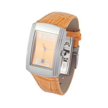 Chronotech Ura Chronotech CT7017B-07. Kvarčni stroj, oranžna. Ženska.