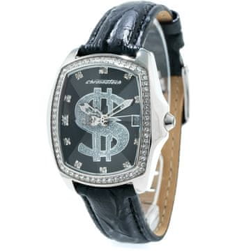 Chronotech Ura Chronotech CT7896LS-103. Kvarčni, črne barve. Ženska.