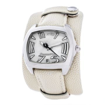 Chronotech Ura Chronotech CT2188L-20. Kvarčni stroj, bela. Unisex.
