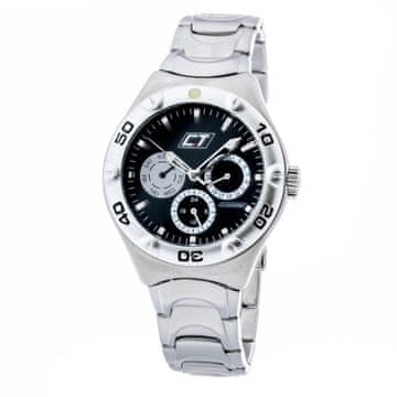 Chronotech Ura Chronotech CC7051M-02M. Kvarčni mehanizem, črna. Unisex.