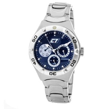 Chronotech Ura Chronotech CC7051M-03M. Kvarčni stroj, modra. Unisex.