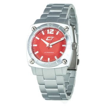 Chronotech Ura Chronotech CC7079M-05M. Kvarčni mehanizem, rdeča. Unisex.