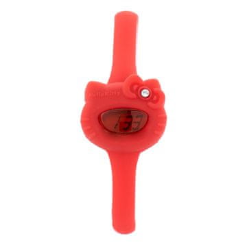 HELLO KITTY Ura Hello Kitty HK7123L-18. Kvarčni stroj, rdeča. Ženska.