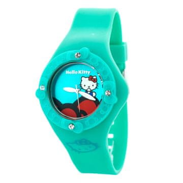 HELLO KITTY Ura Hello Kitty HK7158LS-13. Kvarčni mehanizem, zelena. Ženska.