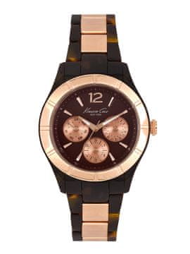 Kenneth Cole Ura Kenneth Cole IKC0003. Kvarčni stroj, rjava. Ženska.