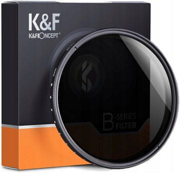 shumee Filter K&F Concept Nano-B 82 mm ND2-400