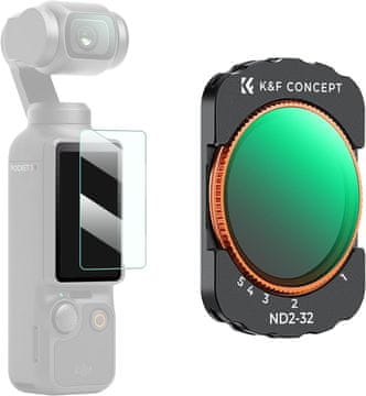 shumee K&F Concept magnetni filter ND2-32 za Pocket 3