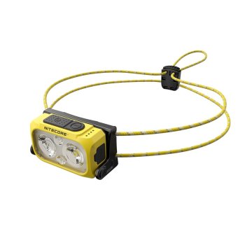 shumee Nitecore NU21 360lm USB-C rumena naglavna svetilka