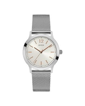 Guess Ura Guess W0921G1. Kvarčni stroj, bela. Moška.