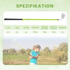 Northix Golf Iron 7 za otroke s pokrivalom Enojni golf Iron iz aluminija za desničarje