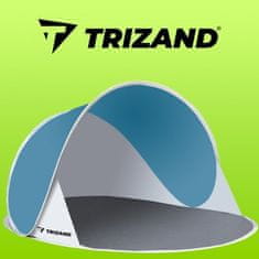 Trizand Šotor za plažo 145x100x70cm - turkizno - siv