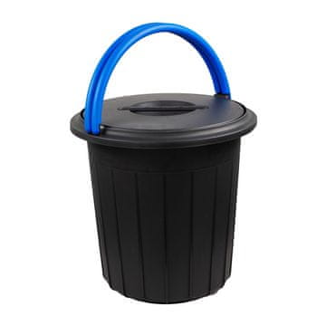 Northix Eco Solution - Afvalemmer met Deksel 25L - modra