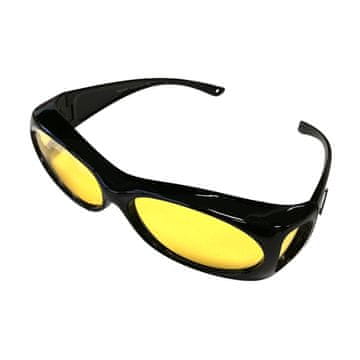 Northix Figuretta - HD Glasses Sončna očala Fitover - črna