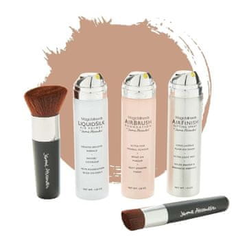 Northix Podlaga AirBrush 5 kosov - topla/srednja