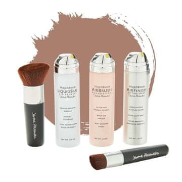 Northix Podlaga AirBrush 5 kosov - srednja/temna